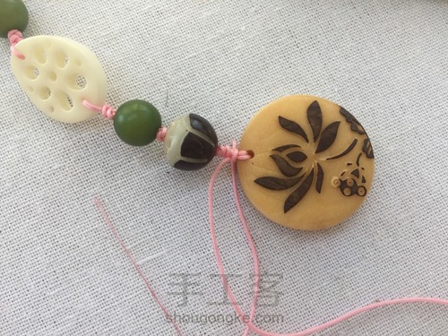 风化菩提莲花「车挂」教程 第15步