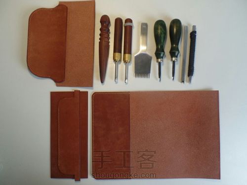 复古感浓郁的长夹 第14步