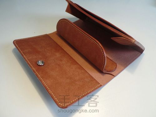 复古感浓郁的长夹 第26步