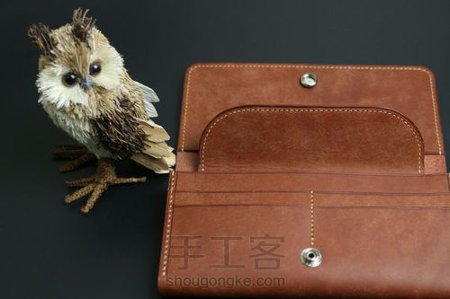 复古感浓郁的长夹 第30步