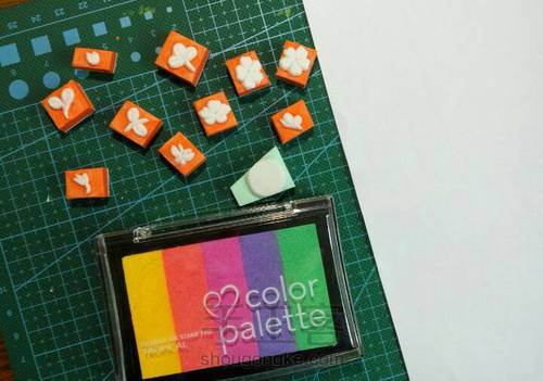 【橡皮章】仲秋之花好月圆 第10步