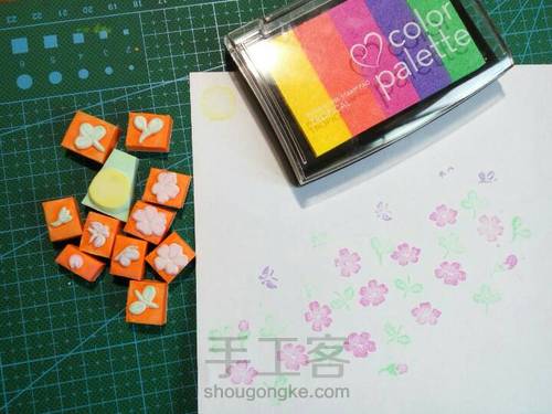 【橡皮章】仲秋之花好月圆 第11步