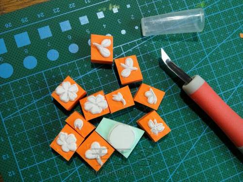 【橡皮章】仲秋之花好月圆 第7步