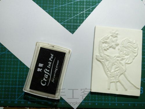 【橡皮章+热缩】ELSA和雪宝 第19步