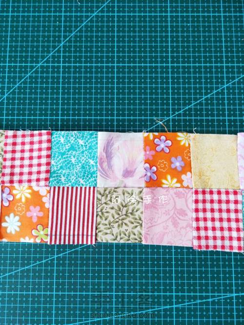 手缝拼布迷你针线收纳篮 第6步