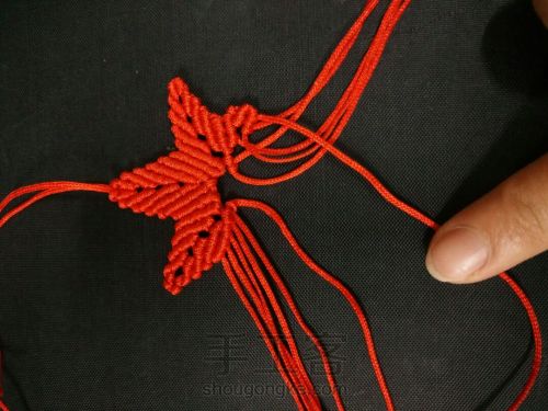 编织枫叶 第25步