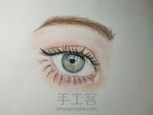 一只美腻的眼睛。 第13步