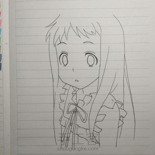 未闻花名面码 第2步