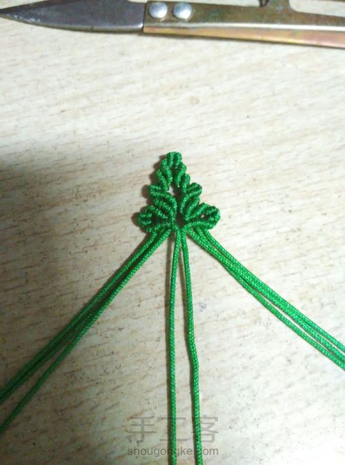 树叶书签 第24步