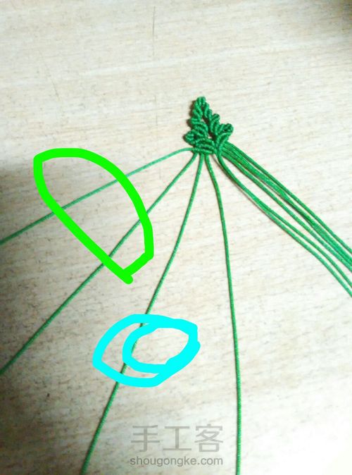 树叶书签 第30步