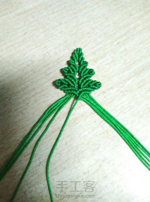 树叶书签 第40步