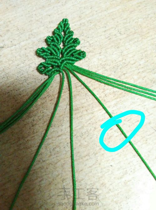 树叶书签 第42步