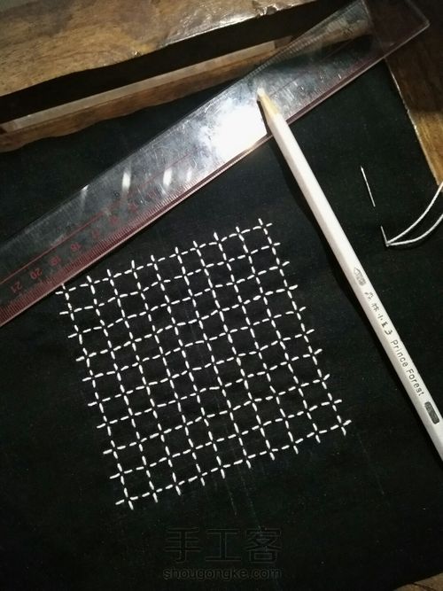 第一次绣刺子绣 第4步