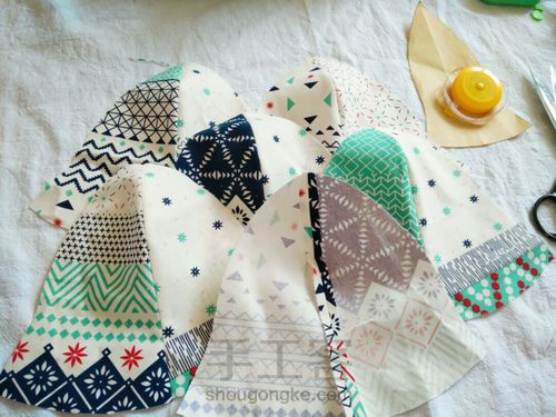 可爱的帽子 第5步