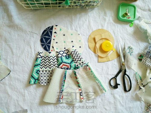 可爱的帽子 第6步