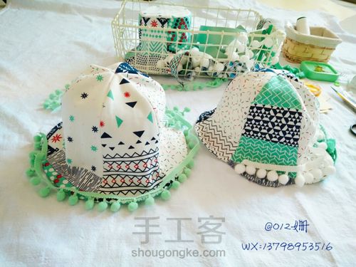 可爱的帽子 第8步