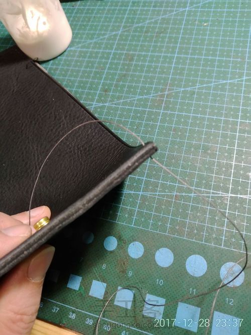 手工零钱钥匙包 第28步