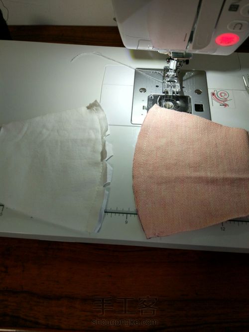 简单儿童小口罩制作 第2步