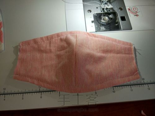 简单儿童小口罩制作 第4步