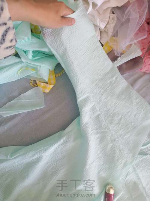 夏至汉服中衣，短袖篇 第5步