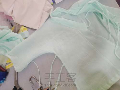 夏至汉服中衣，短袖篇 第12步