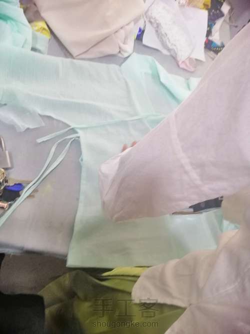 夏至汉服中衣，短袖篇 第14步