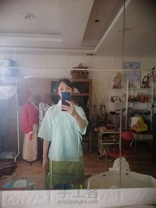 夏至汉服中衣，短袖篇 第16步