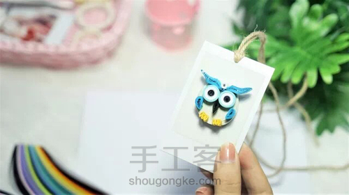 【超萌猫头鹰】🦉衍纸挂饰🎈 第6步