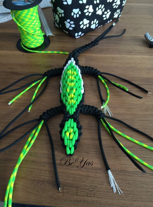 伞绳 鳄鱼 转载外网教程 第30步