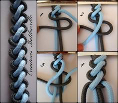 伞绳编织
应用广泛，根据线材不用，也同样适用于红绳手链
转载外网教程，请自学