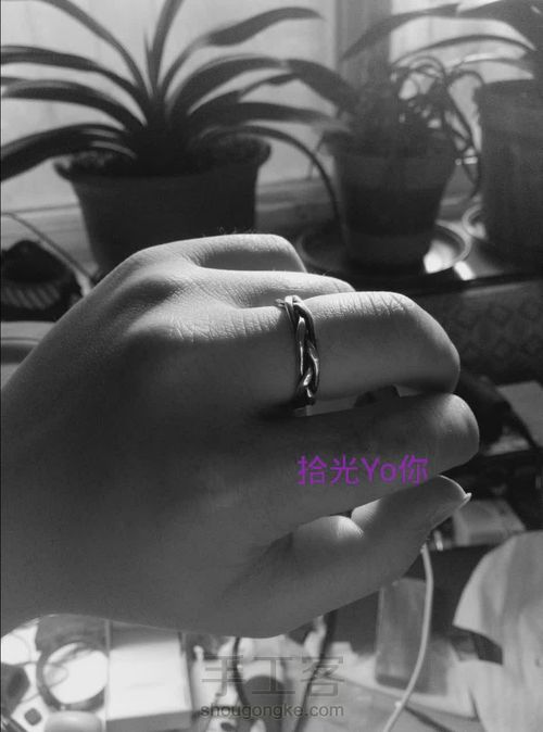 手工麻花戒 第8步