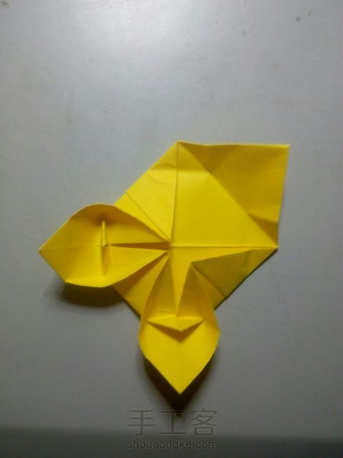 睡莲折纸 第6步