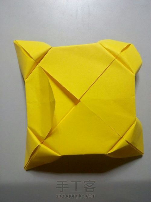 睡莲折纸 第9步