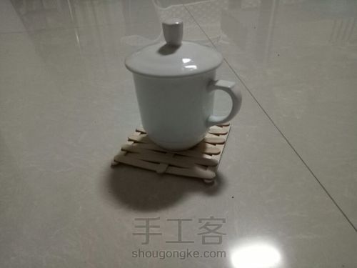 雪糕棍杯垫 第11步