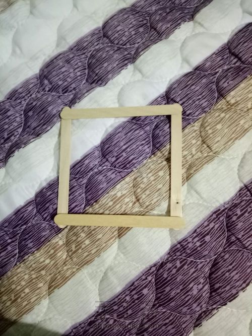 雪糕棍杯垫 第2步