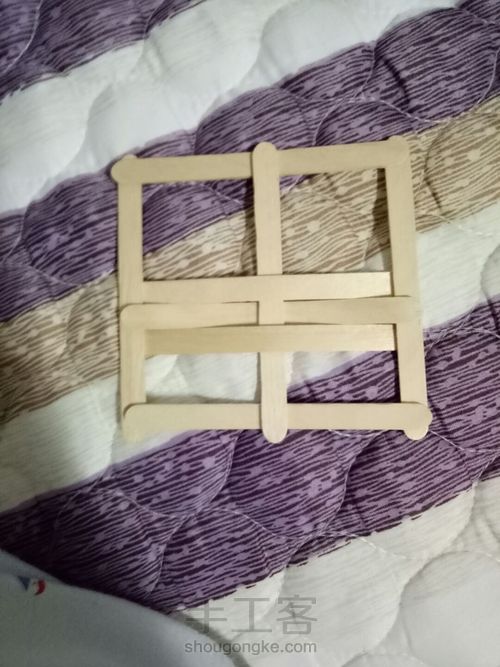 雪糕棍杯垫 第5步