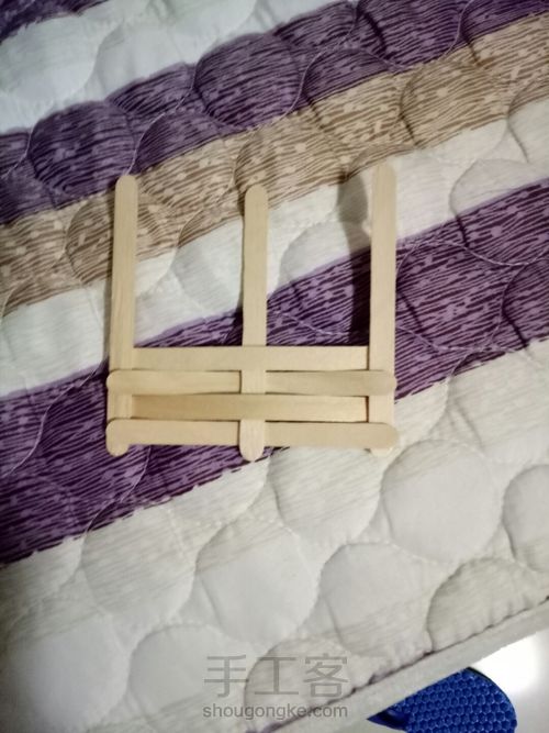 雪糕棍杯垫 第7步