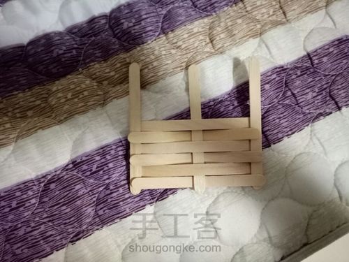 雪糕棍杯垫 第8步