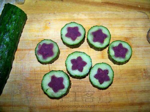 紫薯黄瓜饼 第5步