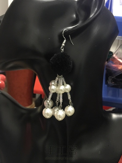 盘子手工耳环 第7步