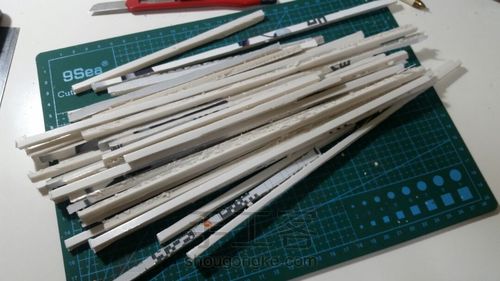 渐变色纸雕《萤烛之辉》 第11步