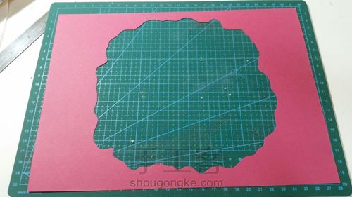 渐变色纸雕《萤烛之辉》 第2步