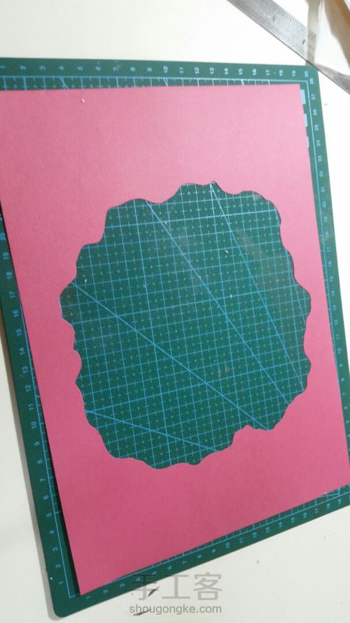 渐变色纸雕《萤烛之辉》 第3步