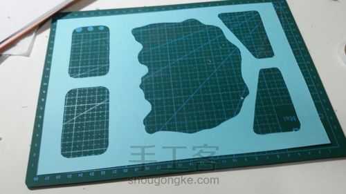 渐变色纸雕《萤烛之辉》 第8步