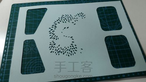 渐变色纸雕《萤烛之辉》 第9步