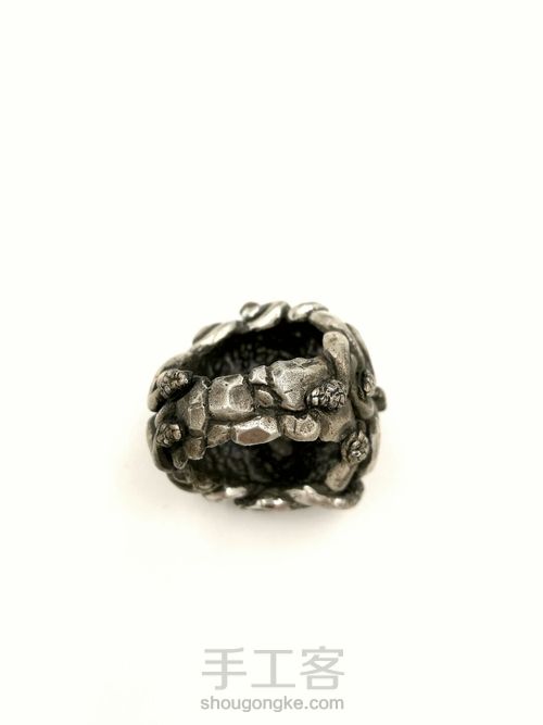 美杜莎……银戒宝石镶嵌 第16步