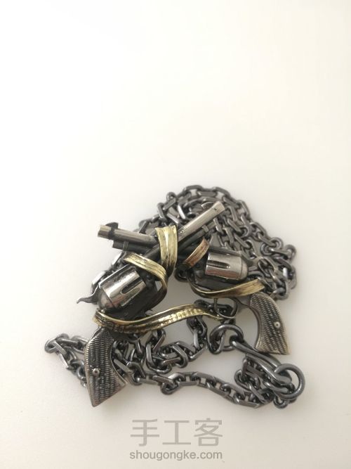 【金本】柯尔特左轮吊坠 第8步