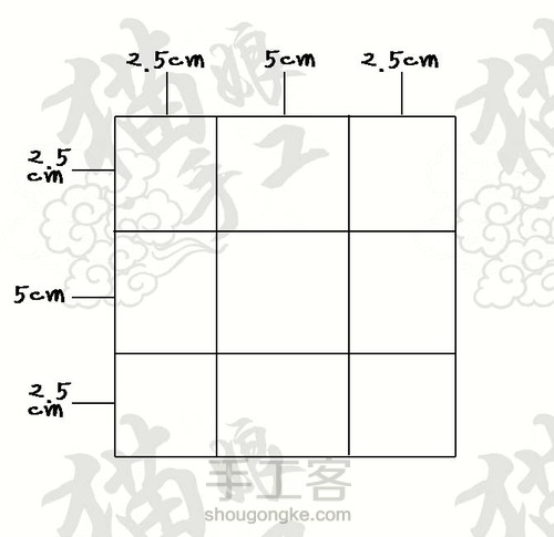 【免费教程】布艺折叠技艺小课堂6 第1步