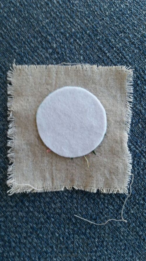 刺绣手工镜子 第5步