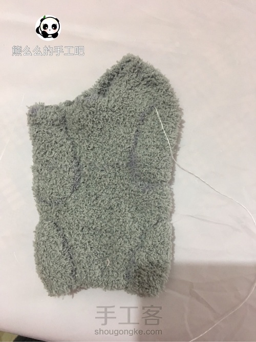 袜子娃娃之龙猫 第5步